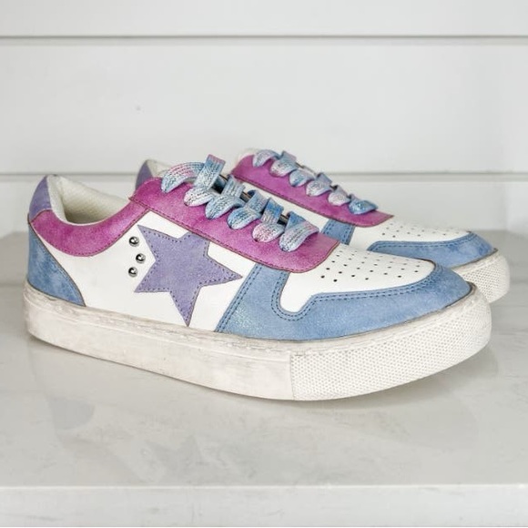 CORKY'S Pastel Multi Constellation Sneakers - Picture 3 of 15